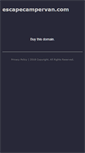 Mobile Screenshot of escapecampervan.com